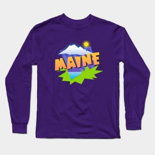 Maine Graphic Long Sleeve T-Shirt